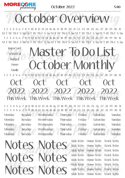 October Overview