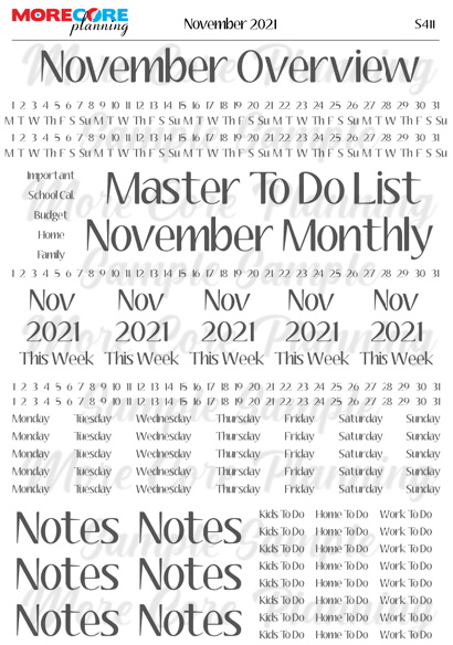 November Overview